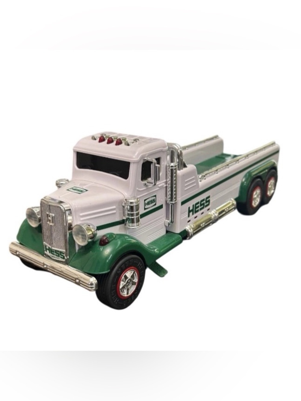 Hess Flatbed Toy Truck 13” Green & White 2022 New Open No Box